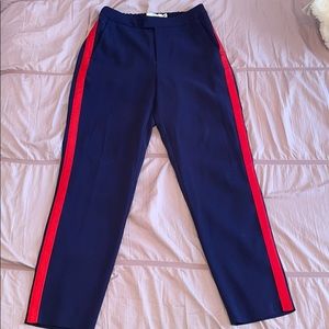 Navy Blue Ankle Slacks